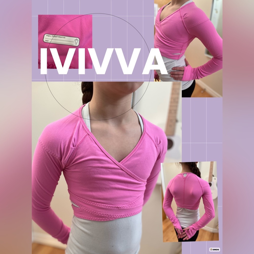 Ivivva Ballet Cropped Long sleeve Top